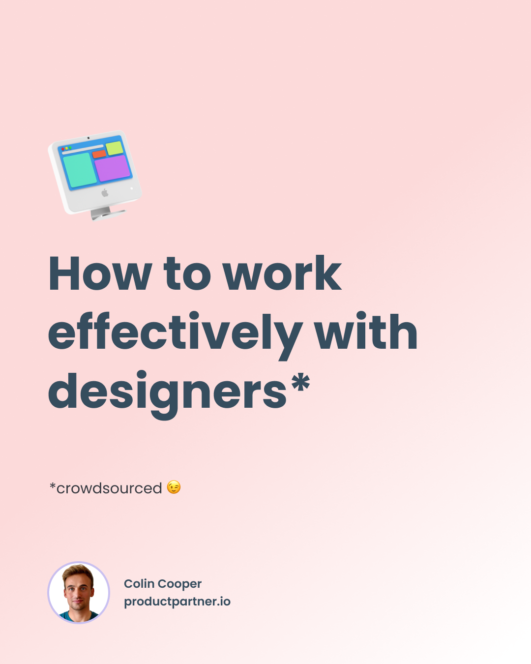 How to work effectively with designers